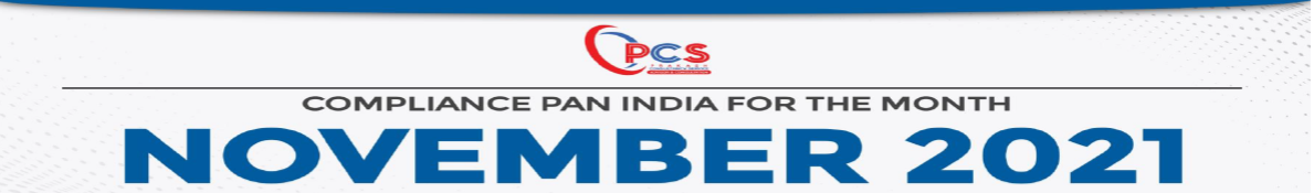 Compliance Calendar-Pan India-Nov 2021