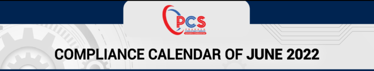 Compliance Calendar June 2022