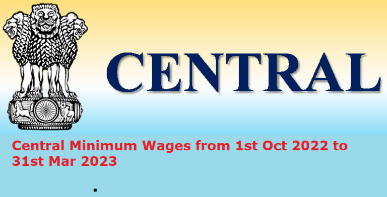 Central VDA from 1st Oct 2022 to 31st Mar 2023