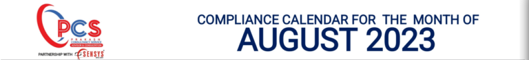 Compliance Calendar Aug 2023