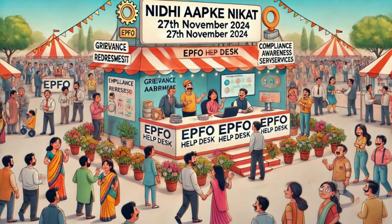 Nidhi Aapke Nikat Event on 27th November 2024: EPFO Bridging the Gap Between Employers, Employees, and Social Security Services”