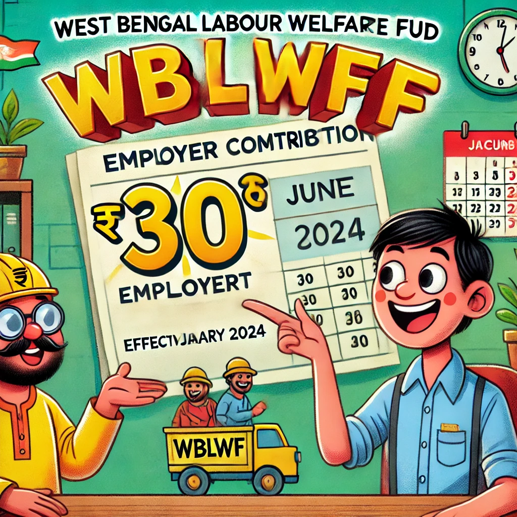 West Bengal Labour Welfare Fund (WBLWF): Revised Contribution Rates Effective January 2024