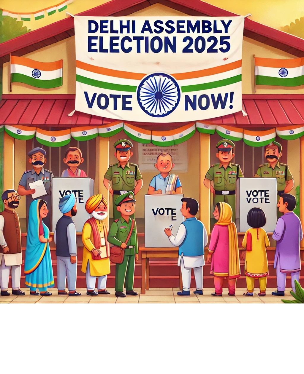 ๐ข Grant of Paid Holiday for Employees on Poll Day: General Election to Delhi Assembly 2025 ๐ณ๏ธ